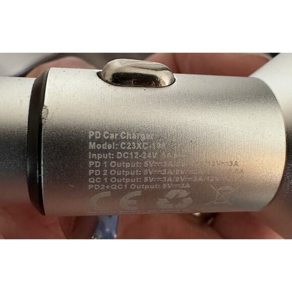 12V/24V Fast Car Charger Dual 45W PD USB C Outlet Socket , USB Adapter. - Picture 5 of 5
